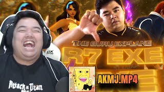 #REACT7 AKMJ.MP4  R7 EXE | THE GURU EXPLANE