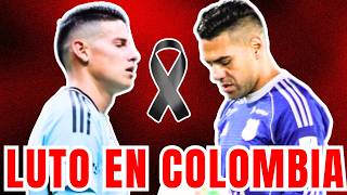JAMES RODRÍGUEZ y LUTO EN COLOMBIA tras CONFIRMARSE TRÁGICA MUERTE ¡RADAMEL  FALCAO LLORA A GRITOS!