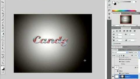 Photoshop 3D Candy Text Effect (Tutorial)
