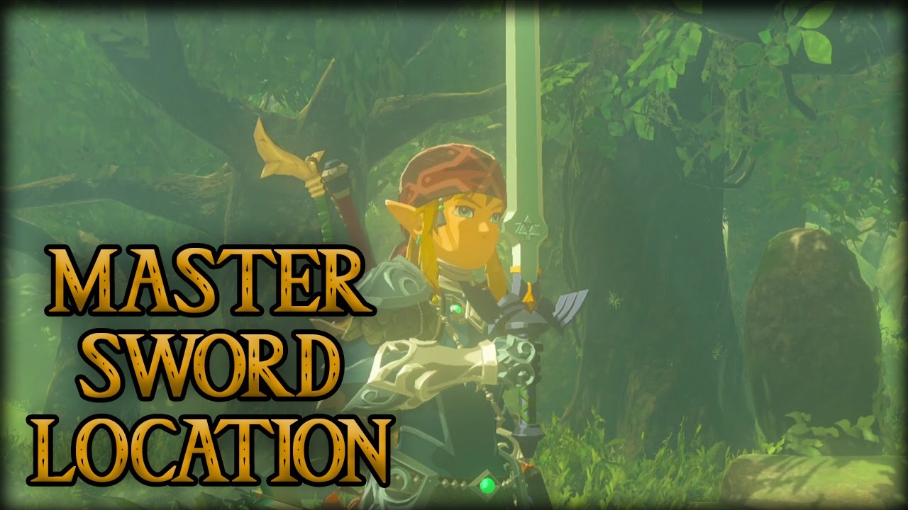 Master Sword Location Lost Woods Path Breath Of The Wild Youtube