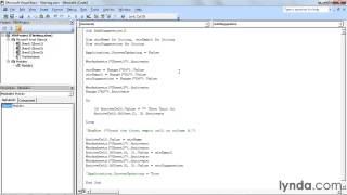 0601 Turning off screen updating within a macro Information