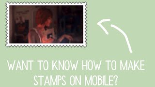 How to make stamps on mobile for SpaceHey / Deviantart (ios / android) (works on pc aswell)