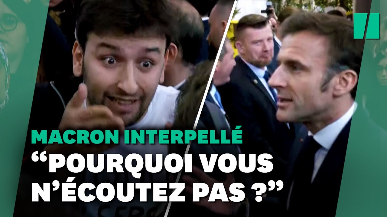 ⁣Au Salon de l’agriculture, Macron rattrapé par les retraites et l’écologie