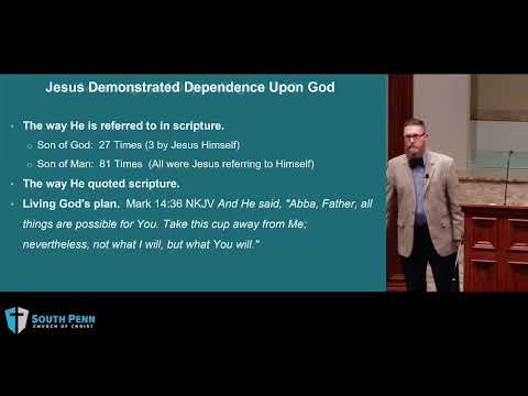 Lifestyle of Jesus: Dependent