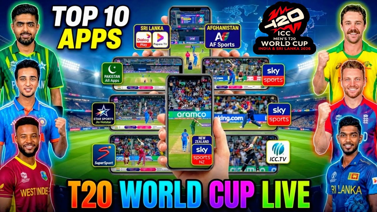 How To Watch T20 World Cup 2026 Live In All Countries || ICC Official Broadcasters List 