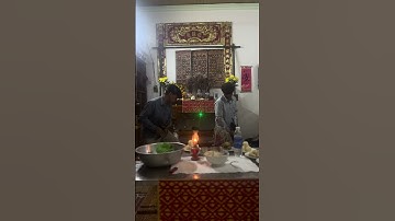 Một đoạn nghi lễ cúng theo phong tục￼ của người Sán Dìu Thái Nguyên