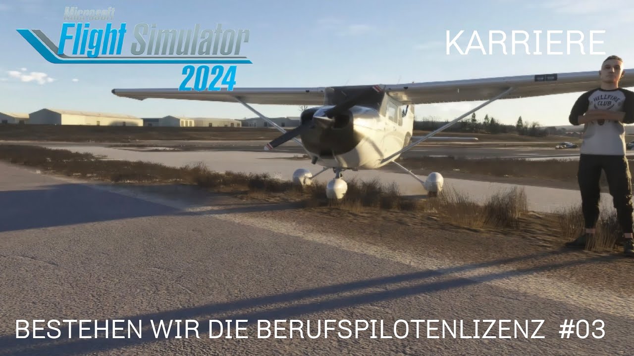 BESTEHEN WIR DIE BERUFSPILOTENLIZENZ / MICROSOFT FLIGHT SIMULATOR 2024 #03 (no commantary gameplay)