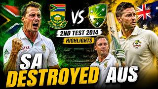 SA THRASHES AUS 🤯 South Africa vs Australia 2nd Test 2014 | Steyn Reverse Swing Exhibition  🔥🏏 screenshot 5