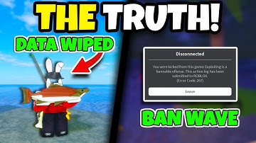 De WAARHEID over ENORME DATAVERWIJDERING in FISCH Roblox!
