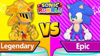 LEGENDARY vs EPIC in SONIC RUMBLE!