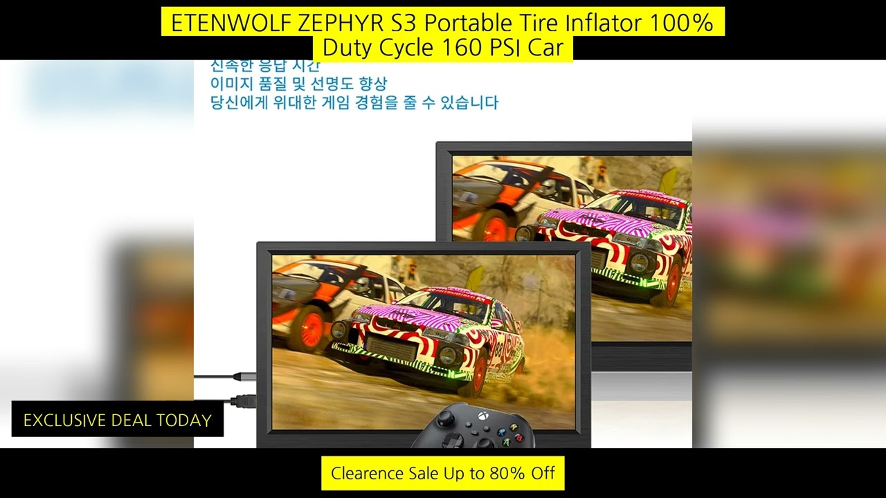 11.6 Inch Portable Monitor Hdmi-Compatible Laptop Second Screen Gaming