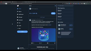 Tailwind CSS -  Twitter Clone