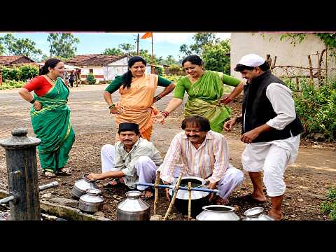 तुम्ही तिघ घरी चला विठोबा सारखं उभं करून विटा तुमच्या डोक्यात टाकतो | Dekhni Bayko Namyachi