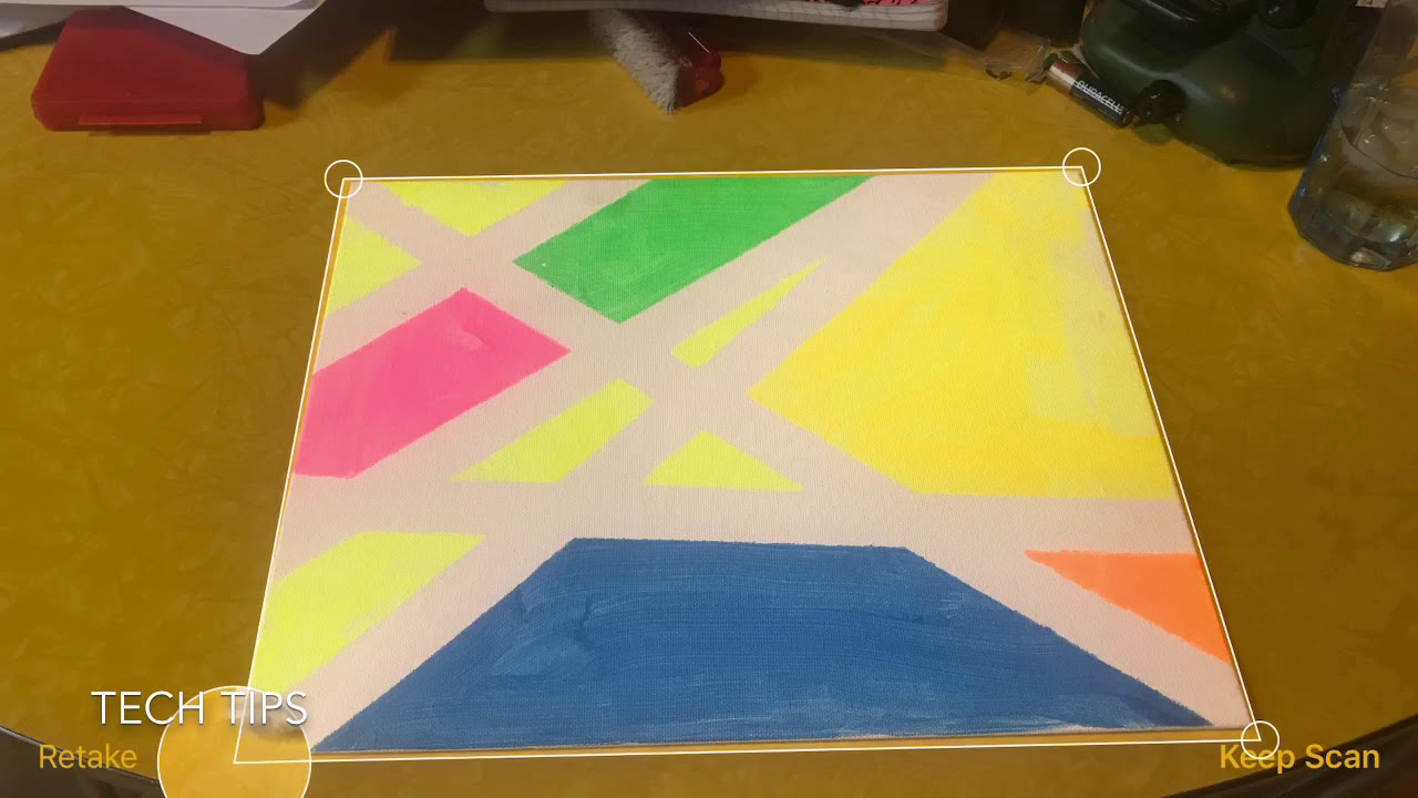 how to scan documents iPhone 5/6/6s/7/8 - YouTube