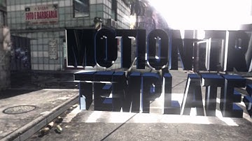 Motion Track Template # 3 | 3D | Favela | By Psycho