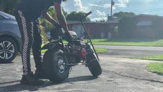 9000 RPM Coleman Ct200U Stage 5 .356 Cam Cold Start 😍😱 Super Loud‼️ Honda Grom Killer?