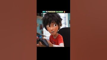 Hiro vs Professor Callaghan 🔥🤯 | Big Hero 6 | #bighero6 #shorts #edit