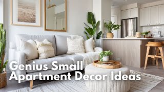Genius Small Apartment Decor Ideas That Instantly Upgrade Your Space