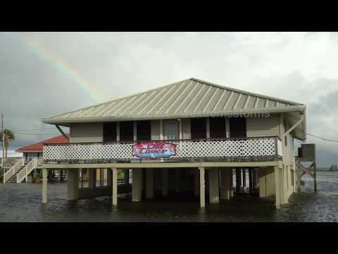 Tropical Storm Barry Grand Isle Louisiana storm surge flooding