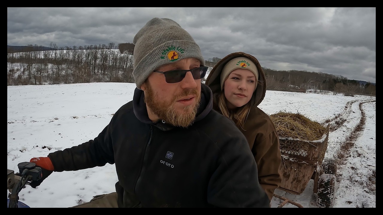 Wife Joins The Crew! Our Family Tackles This Messy Barn Job.