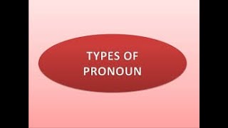 PRONOUN//TYPES OF PRONOUN WITH EXAMPLES//PARTS OF SPEECH