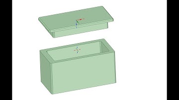 How to create a small box with lid in design spark mechanical.
