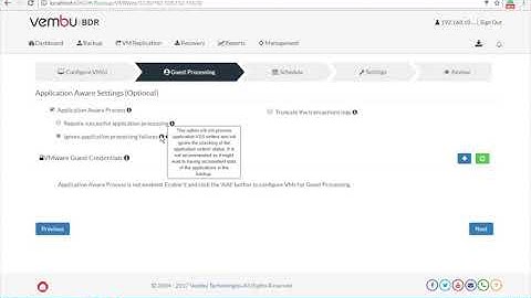 How to Configure VMware Backup using Vembu BDR Suite