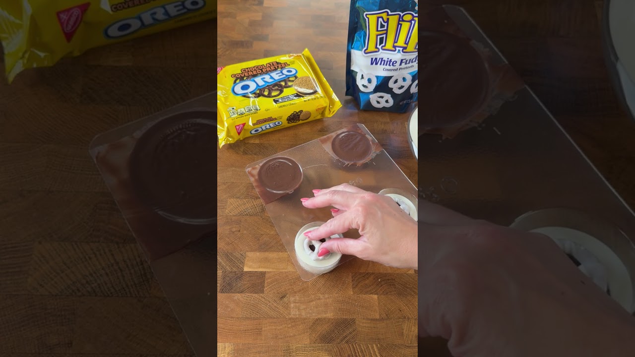 Печенье-крендель в шоколаде, часть 2 🍫🥨 Подпишитесь, чтобы увидеть больше шоколадных тестов! 