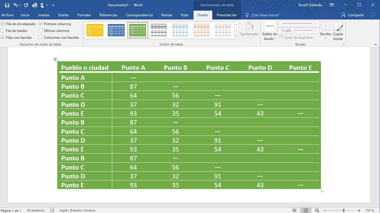 Cómo crear tablas en Word - YouTube