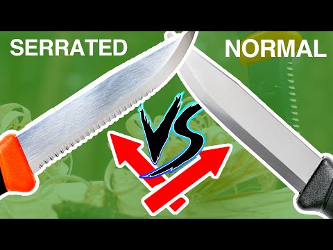 ვიდეო: დაკბილული დანა უკეთესია?