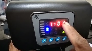 CARA SETTING AUTO BACKWASH FILTER AIR