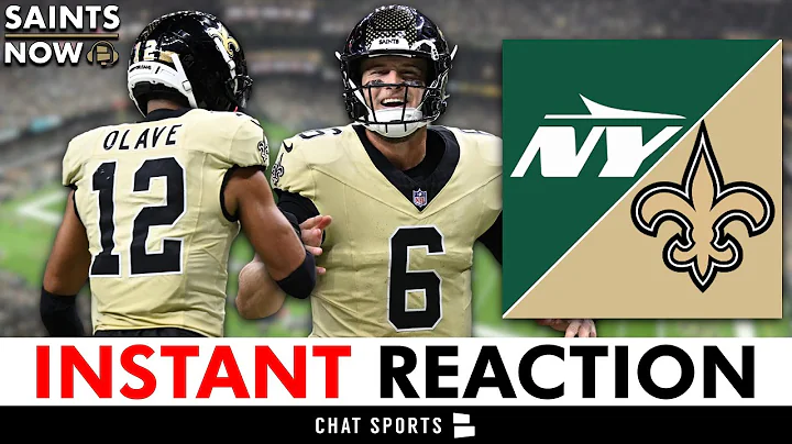 TYLER SHOUGH, TAYSOM HILL & THE SAINTS WENT CRAZY! New Orleans Saints vs. Jets Instant Reaction