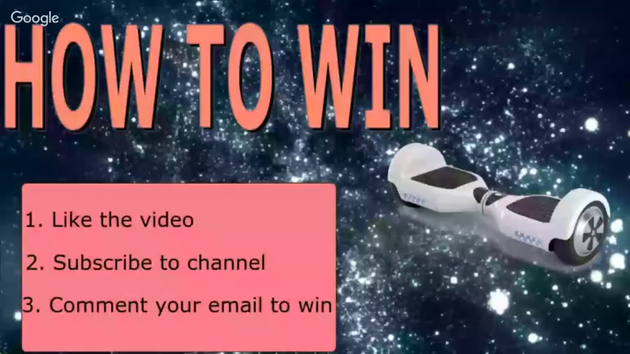 *BE THE FIRST 1000 TO WIN* FREE HOVERBOARD GIVEAWAY!! - ANY COLOUR - ONLY 34 LEFT!!