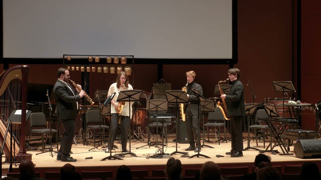 Nina C. Young - Tarnish (2019) for saxophone quartet - YouTube