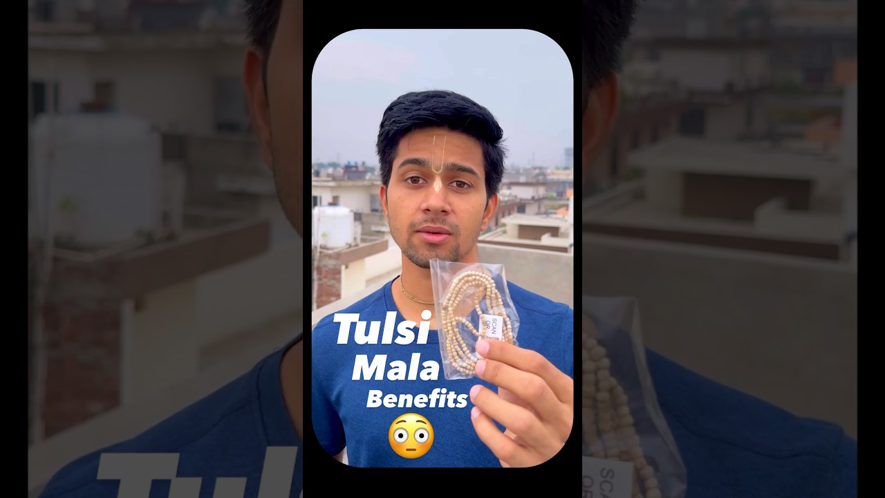 Tulsi Mala Benefits😳 #reels #kanthimala #harekrishna #tulsimala
