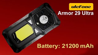 Ulefone Armor 29 Ultra: The Fastest Rugged Phone with 21,200mAh Battery!