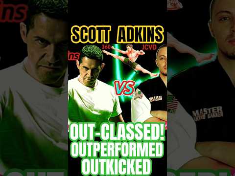 Scott Adkins VS You Tuber OUTCLASSED OUTPERFORMED OUTKICKED JCVD 360Kick 180Kick Splits AJ