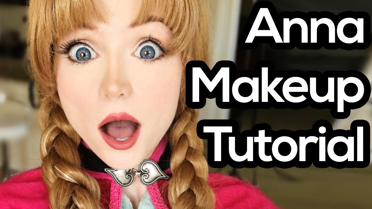 Anna From Frozen Makeup Tutorial Costume Makeup YouTube