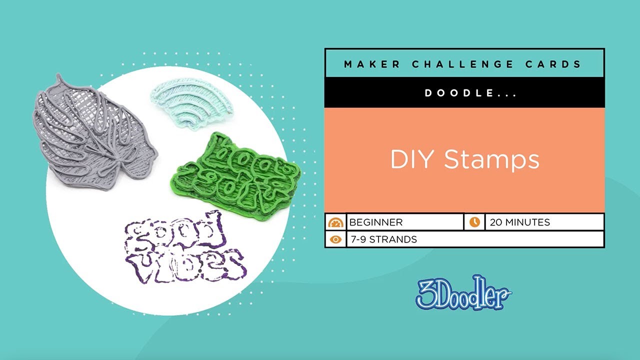 How to Doodle a Stamp  3Doodler Maker Bundle 