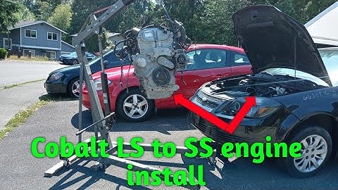 Chevy Cobalt 2.4 liter engine install