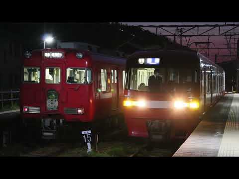 [1800が再び蒲郡線へ！] 名鉄1800系 1803F 蒲郡線 6010F代走 走行シーン 撮影記録