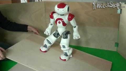 Aldebaran Robotics Nao Humanoid Robot Testing by RobotShop.com