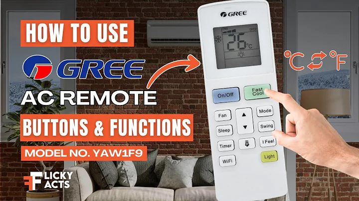 How to Use: GREE AC Remote Buttons & Functions | Heat Pump Remote Guide | Model No. YAW1F9