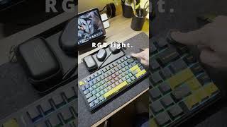 最高の打鍵感とボリュームノブ付きメカニカルキーボード。[EPOMAKER × AULA F75]をMacで使い倒す #tech# #diy#aula #desksetup #キーボード