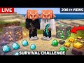 minecraft Survival challenge in Live in Minecraft # minecraft survival