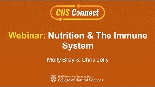 CNS Connect Webinar: Nutrition & The Immune System