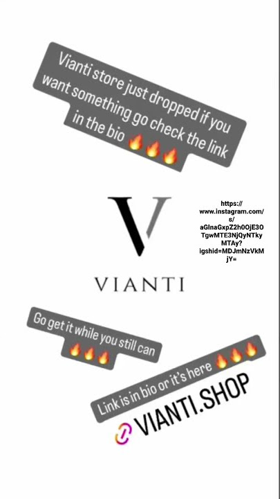 Vianti get yours today people 🔥🔥🔥