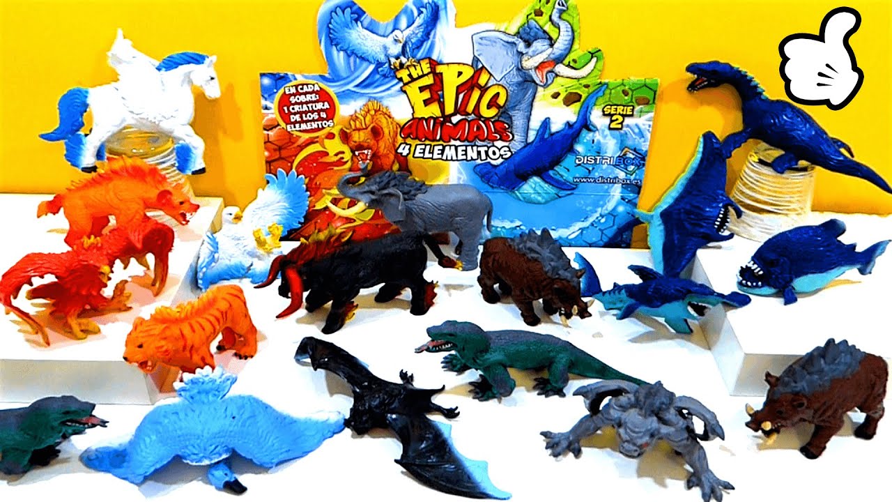 ANIMALES 4 Elementos Serie 2  The EPIC