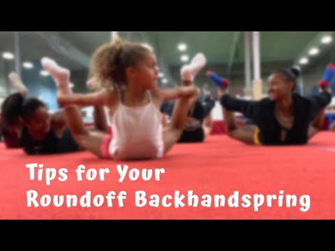 Cara Do A roundoff Backhandpsring