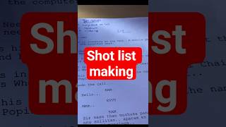 என் Script-ஐ எப்படி Shot Breakdown பண்ணுறேன்? 🎬 #tamilcinema #filmmakers  #filmmaking  #tamilshorts
